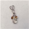 Image 4 : 14K White Gold Diamonds(0.5ct) Pendant (~weight 0.33g), Made in Canada, Appraised Retail $2000