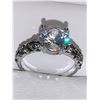 Image 1 : Ladies Brilliant Cut 1.0 Carat Solitaire .925 Stamped Engagement ring size 7