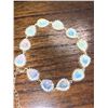 Image 1 : Fire Opal Ladies Multi Gem Cabochon Cut Stones 12,56 Carats Bracelet with Appraisal Certificate $180