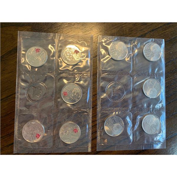 Royal Canada Mint Laura Secord Lot of 10 Proof Sealed Quarters 2013