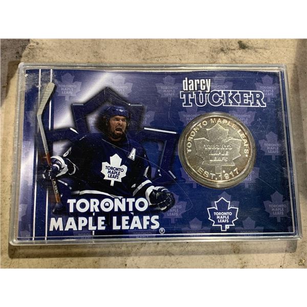 Toronto Maple Leafs Darcy Tucker Commemorative Coin & Player Card