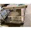 Image 2 : Rolling Dining Service Cart, 3 Tier Sturdy Plastic with Metal Frame - Minor Damage as seen in photos