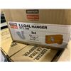 Image 2 : Simpson Strong-tie LU24L Standard Joist Hanger, 2 x 4 in, 22 ga T, Steel, Galvanized- Lot of 100