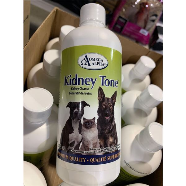 Omega Alpha Kidney Tone Supplement for Cats and Dogs 12x500ml