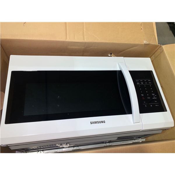 New Samsung 1000W Household over range Microwave Oven with exhaust fan - White