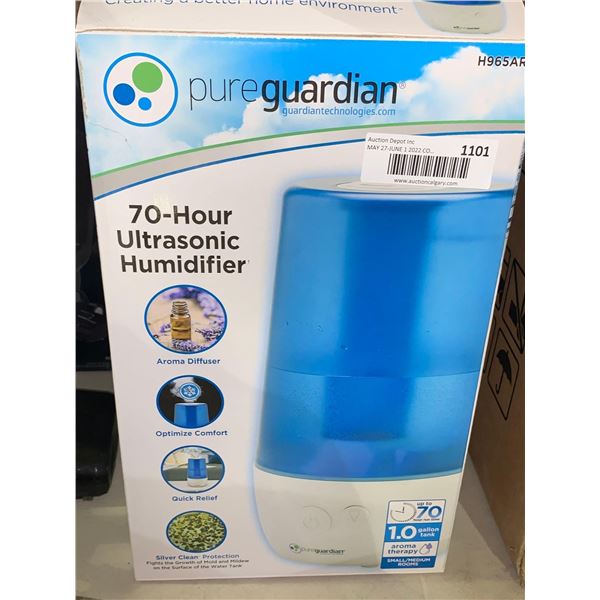 New Pure Guardian 70 Hour Ultrasonic Humidifier H965AR