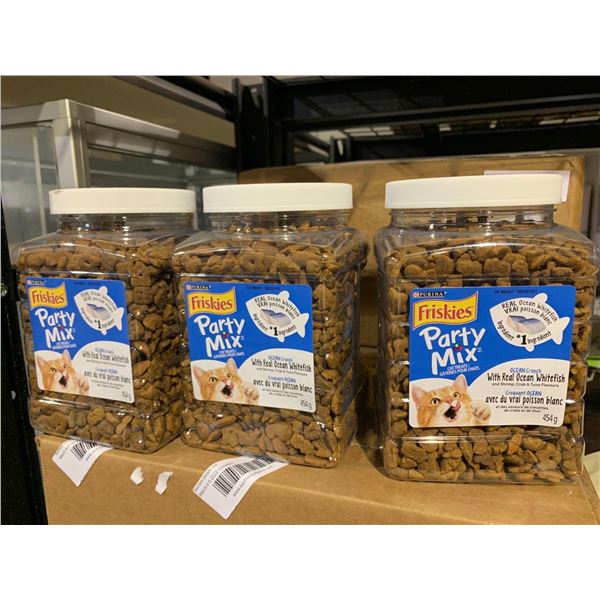 Friskies Party Mix Cat Treats Lot of 3 x454g