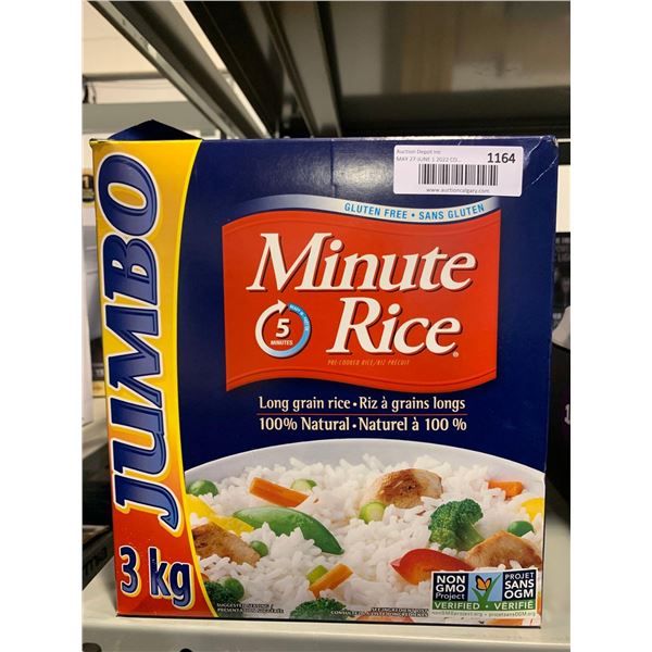 Minute Rice Jumbo Box - Long Grain Rice - 3Kg