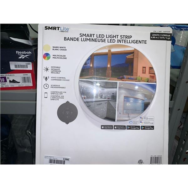 New Smrt Lite Multi Color Smart LED Light Strip - 16'. Compatible with digital smart home systems