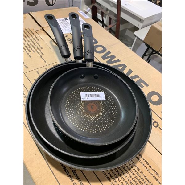 T-Fal 3 Piece non-stick Frying Pan Set
