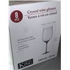 Image 2 : New Crystal Cristal 20oz Wine Glasses - 8 Piece