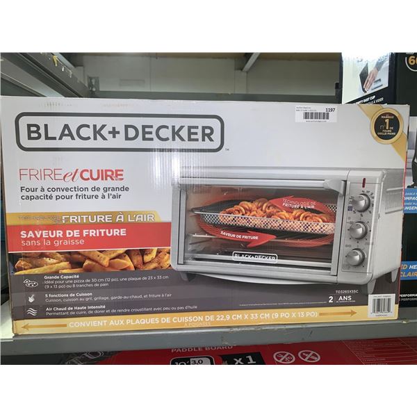 Black & Decker 5 Function Crisp & Bake Large Capacity Air Fry Convection Oven