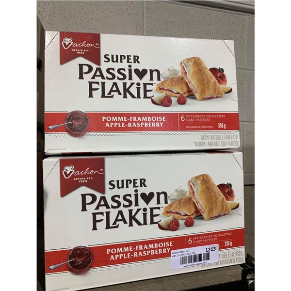 Vachon Super Passion Flakie Apple/Raspberry Pastries - Lot of 2x6 Pastries