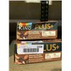 Image 2 : Kind Plus Almond Butter dark Chocolate Lot of 2 - 12 x 50g