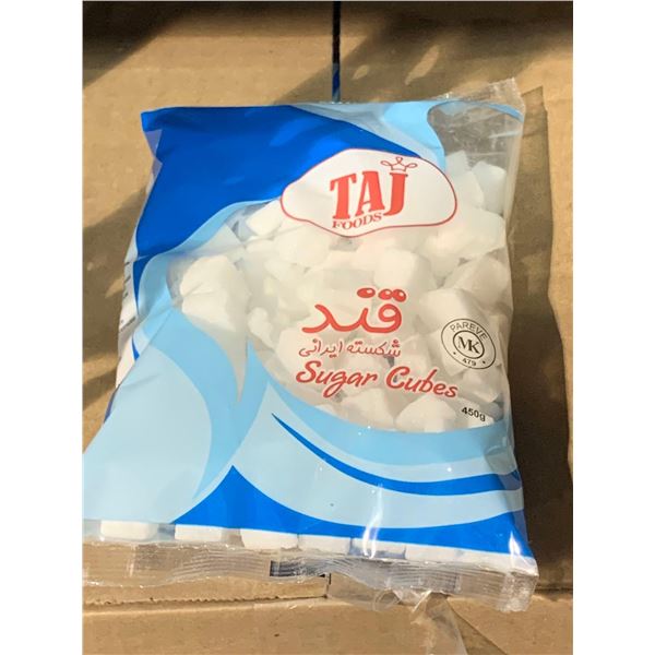 Taj Cubed Sugar Lot of 12 x450g Bags