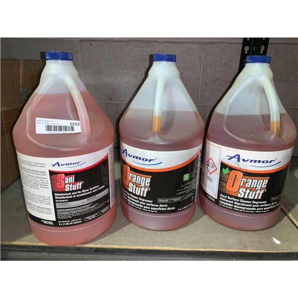 Avmor Sana-Stuff - Hard Surface Degreaser & Cleaner  3 X 4L