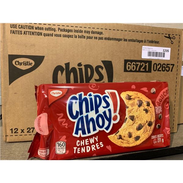 Chips Ahoy Chewy Chocolate Chip Cookies Lot of 12 x 271g