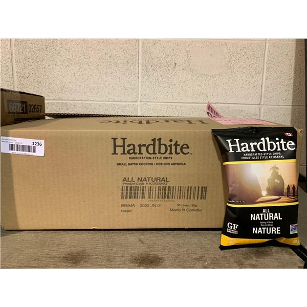 Hardbite All Natural  Potato Chips - Lot of 30 x 50g