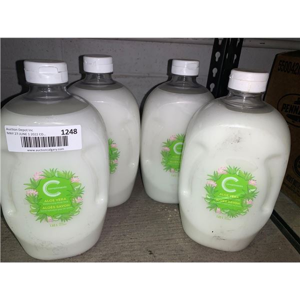 Compliments Aloe Vera Hand Soap Refill Lot of 4 X 1.65L