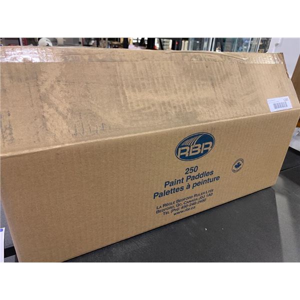 Case lot of 250 Paint Mixing Paddles