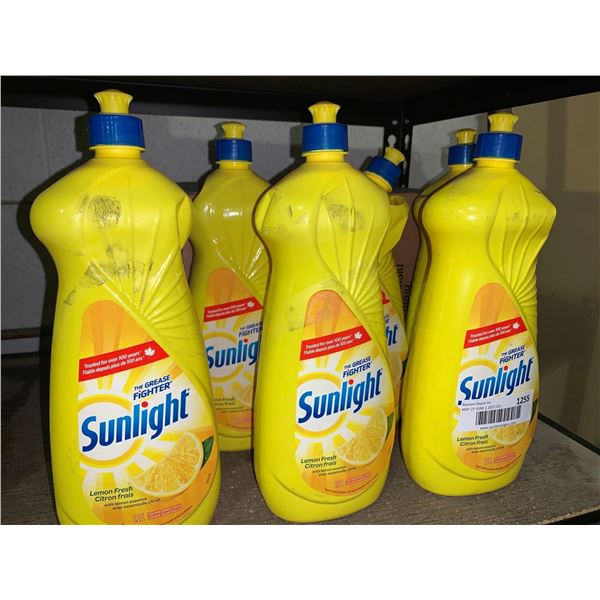 Sunlight Lemon Fresh Dishwashing Detergent Lot of 6X 1.2L