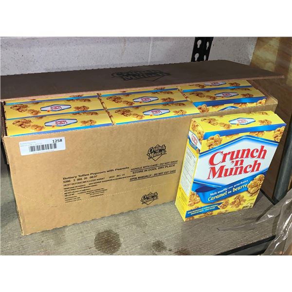 Crunch & Munch Buttery Toffee Popcorn Lot of 12 x 200g