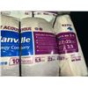 Image 2 : Johns Manville R22 Fiberglass Insulation 23" - 2 x 6 Wall Fiberglass Insulation one Bundle of 10 bat