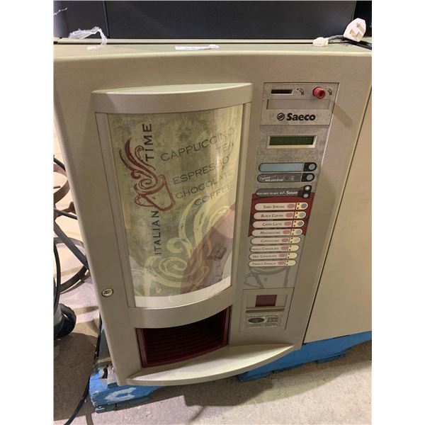 Saeco "Italian Time" Counter Top Hot Drink Vending Machine- in from a closed coin operated company i