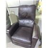 Image 1 : Leather Recliner Chair - Some Wear as seen in photos