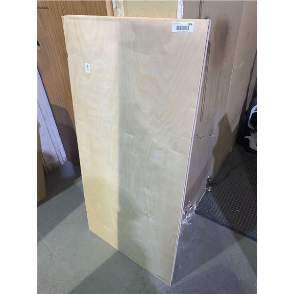 1/2x2x4" Sheets of Finished (Sanded) Plywood - Lot of 3