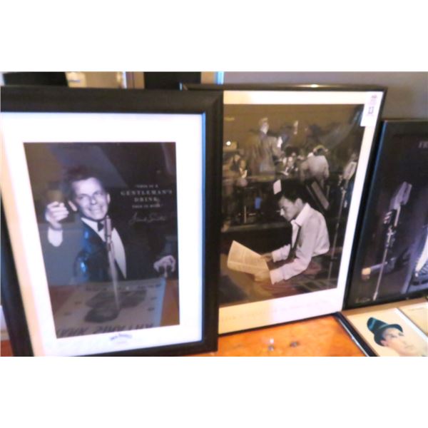 3-Framed Frank Sinatra Photos - 3 X $