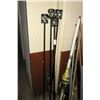 Image 1 : 4-Metal 4' Tiki Torches - 4 X $