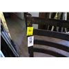 Image 2 : 7-Red Padded Ladderback Bar Stools - 7 X $