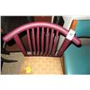 Image 2 : 32-Tubular Spindle Back Padded Chairs - 32 X $