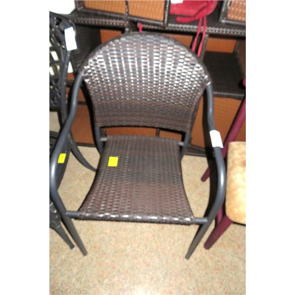 10-Wicker Style Armchairs - 10 X $