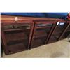 Image 1 : Wood 4 Door Cabinet