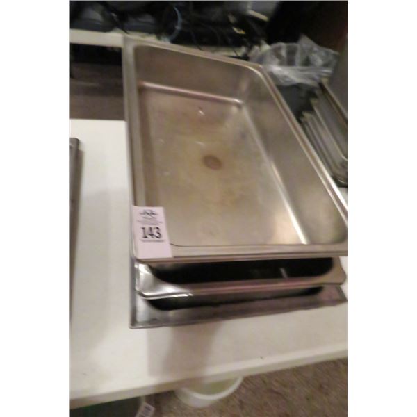 3-Full x 4"/6" Insert Pans - 3 X $