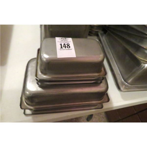 5-Quarter/Ninth Size Insert Pans - 5 X $