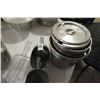 Image 2 : Lot of Scoops & Condiment Round Serving Pans