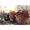 Image 1 : Lot of Wicker Baskets & Serving Baskets, Paper Product