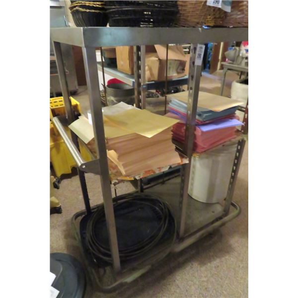 S/S 3 Shelf Cart