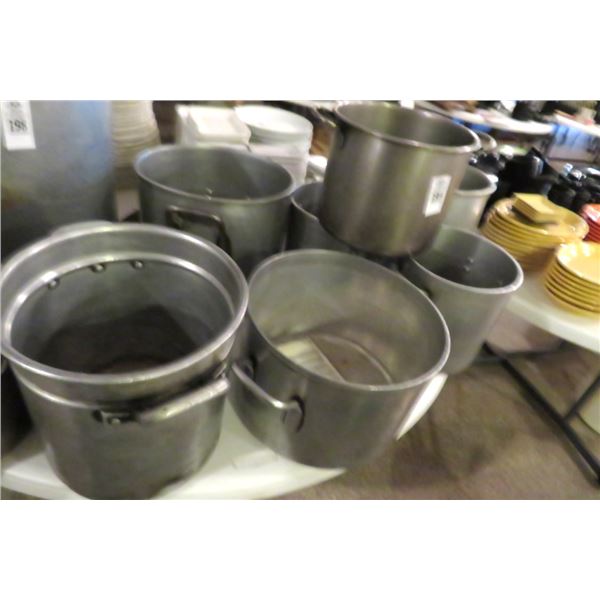 8-Aluminum Stockpots - 8 X $