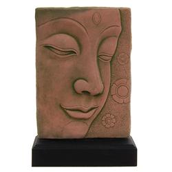 Excellent Hand Cast Sandstone Buddha Face  (CLB-504)