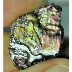 19.5ct. Excellent Iridescent Star Effect Black/Red Ruby Rough (GEM-0707)