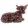 Image 1 : 1500ct. Fantastic Rich Red Ruby Cow Statue RETAIL $2150 (GEM-2395)