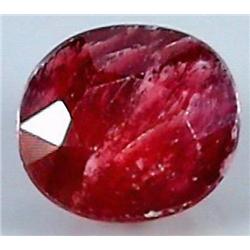 4.43ct. Wonderful Natural Oval Red Sapphire Africa  RETAIL $1350 (GEM-2706)