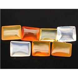 10.89ct. 7 Piece Dazzling Baguette Fancy Opal RETAIL $1850 (GEM-2943)