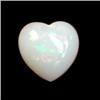 Image 1 : 0.12ct. Natural Opal Heart Gem 4mm RETAIL $260 (GEM-6424)