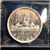 Image 1 : Canada $1.00 1946 CCCS Mint State-62 Key Date