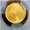 Image 1 : Newfoundland $2.00 1870 Gold Coins PCGS Mint State 61